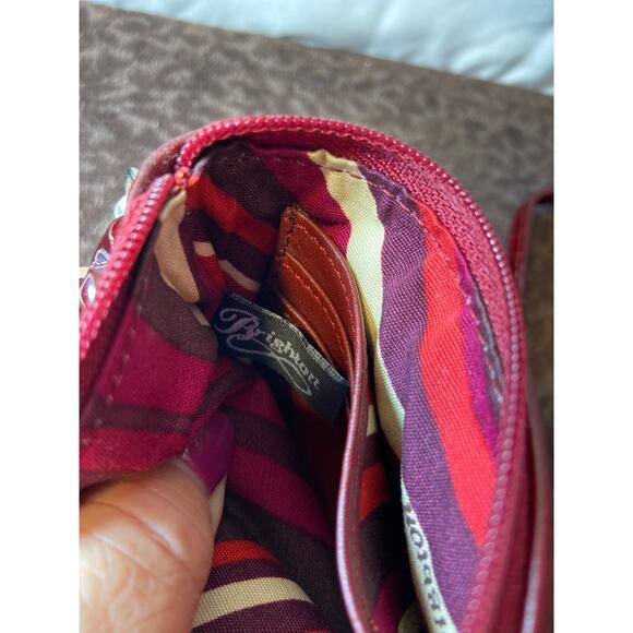 Brighton patent leather croc pattern embossed wallet /crossbody. - Picture 5 of 8